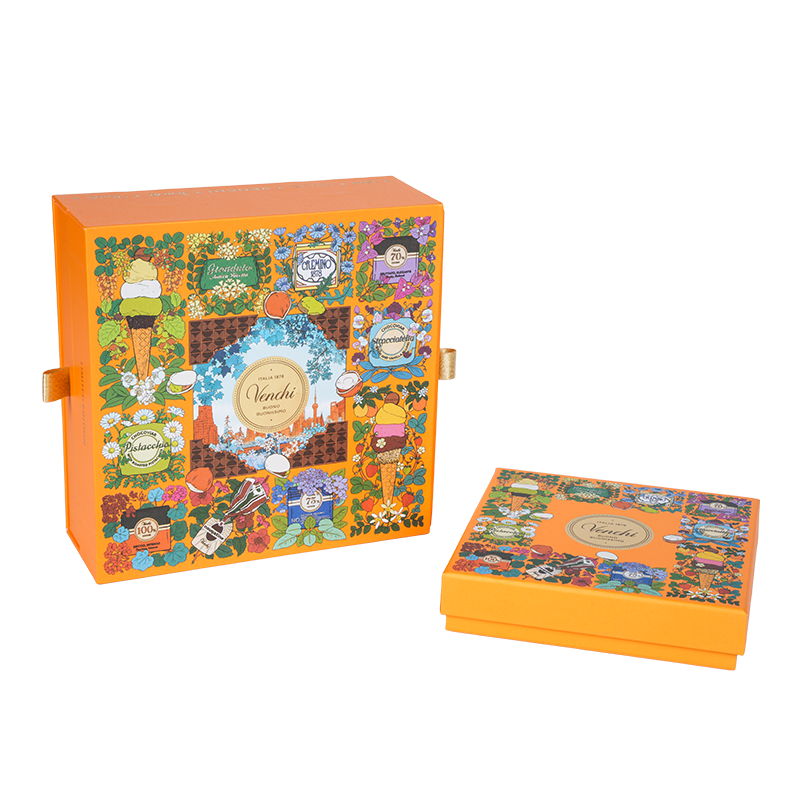 堅い二重ドアのチョコレートの包装箱