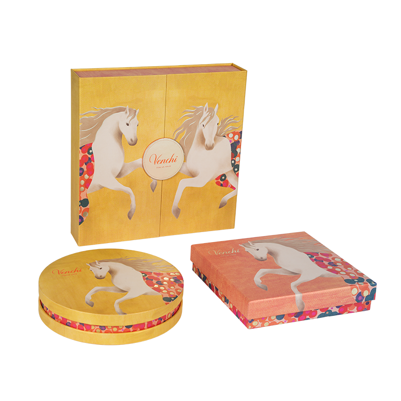 堅い二重ドアのチョコレートの包装箱