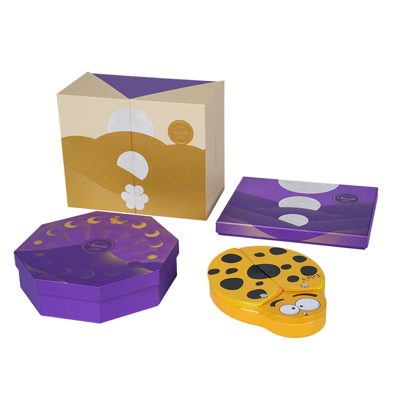 堅い二重ドアのチョコレートの包装箱