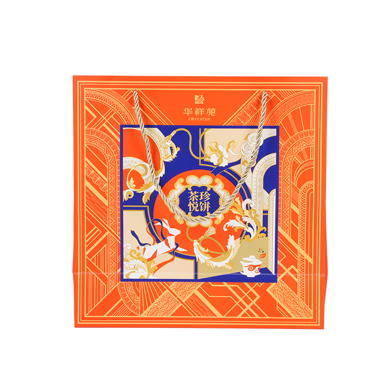 耐水性ハンドルクラフト/白いボール紙ケーキキャリーバッグ