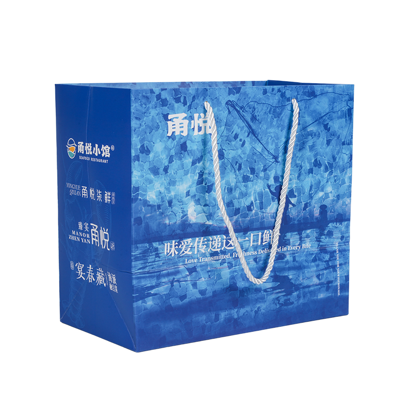 中程度の柔らかい手持ちクラフト紙の持ち帰り袋