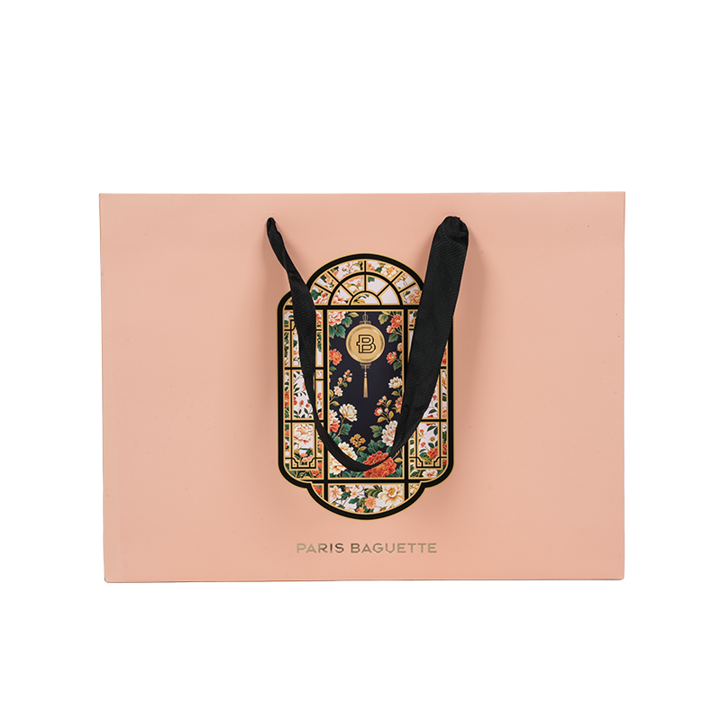 耐水性ハンドルクラフト/白いボール紙ケーキキャリーバッグ