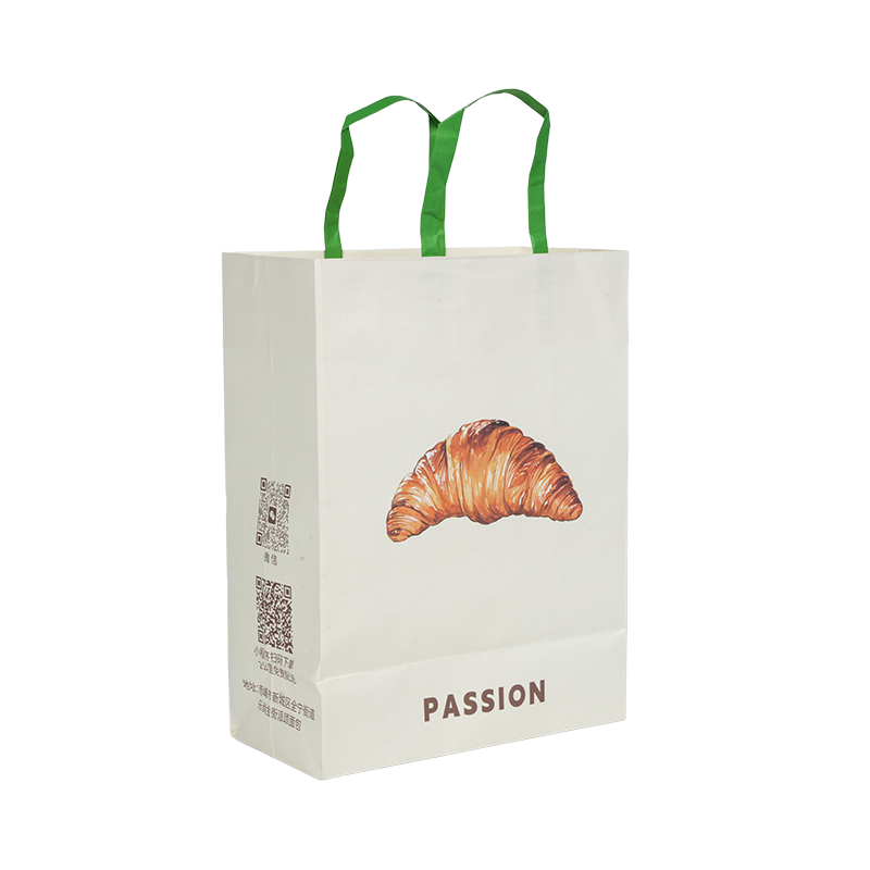 耐水性ハンドルクラフト/白いボール紙ケーキキャリーバッグ