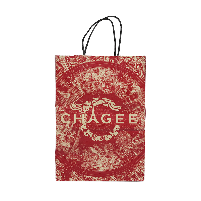 香水の包装のための熱い押すエンボス加工された白いボール紙の袋