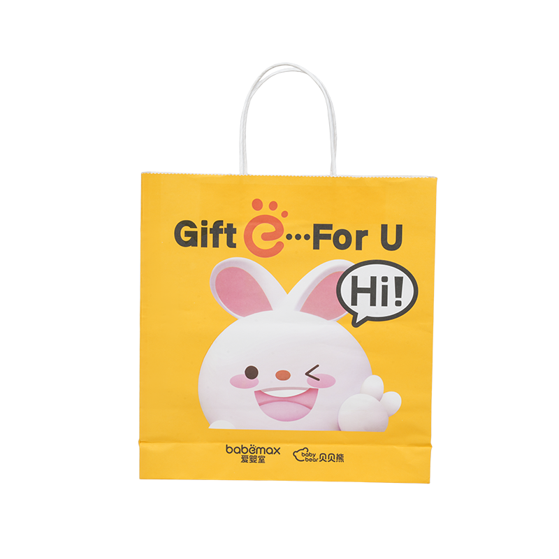 衣類包装水平手持ち厚手の白い段ボール袋