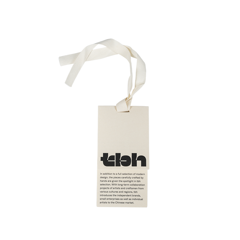 衣服の包装のための二重層の白いボール紙のハング タグ