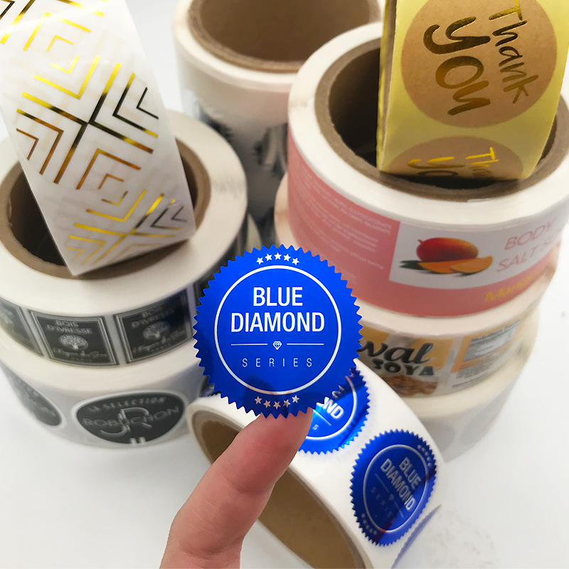 コーティングされた紙粘着ラベル