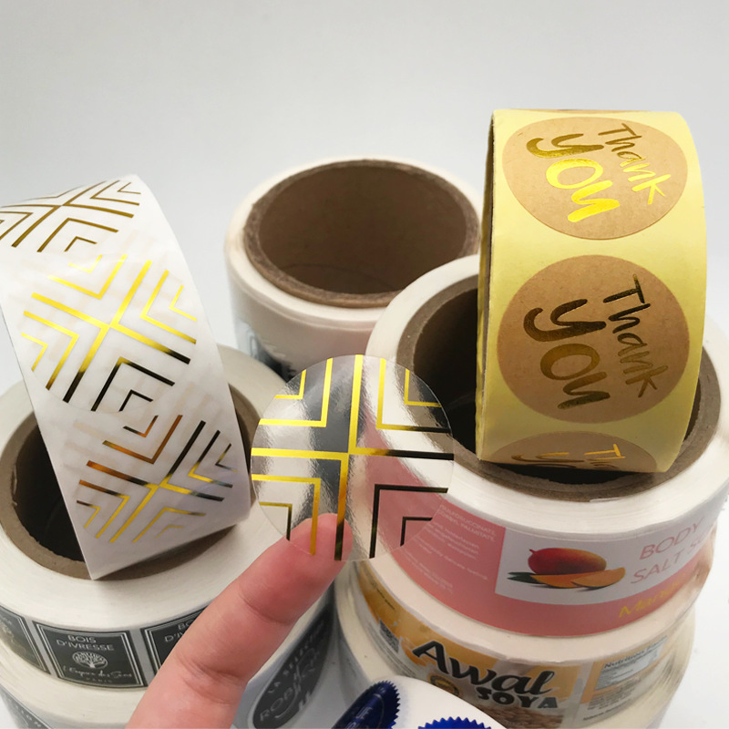 コーティングされた紙粘着ラベル