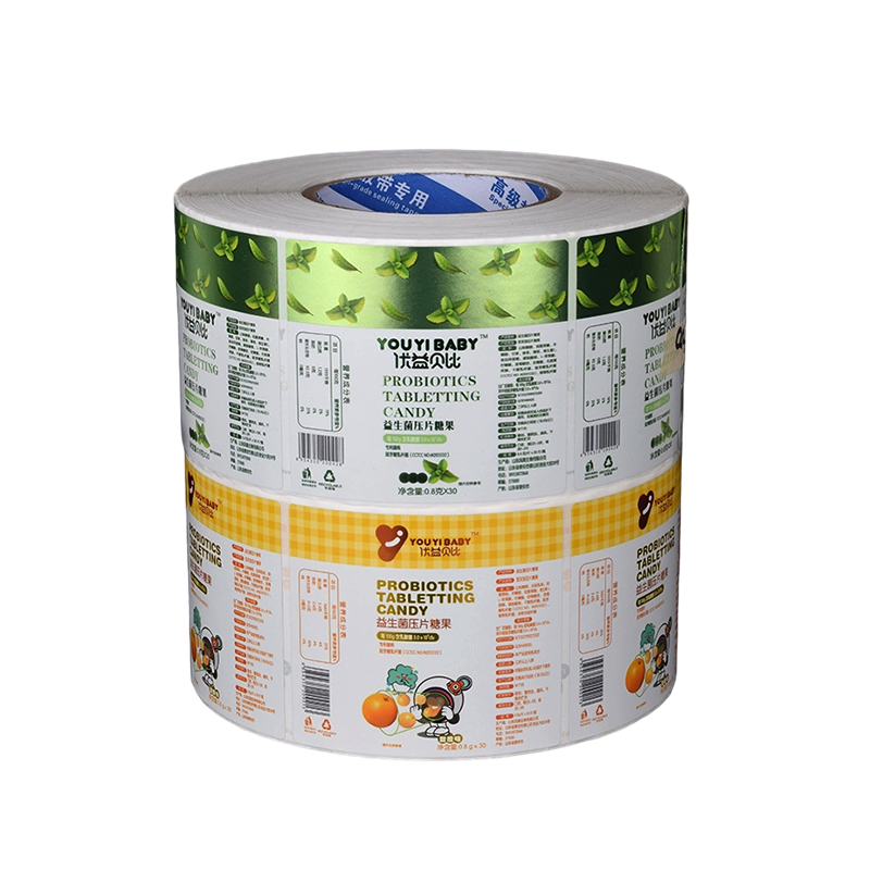 コーティングされた紙粘着ラベル