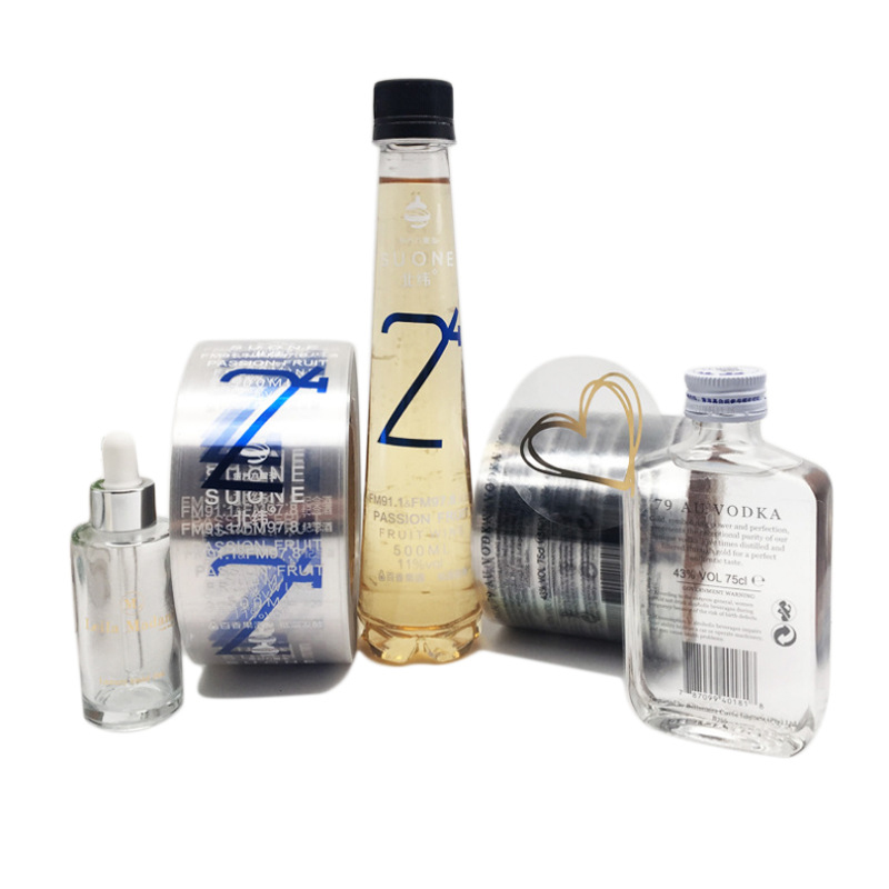 マットホイルエンボス加工ワインボトルラベル