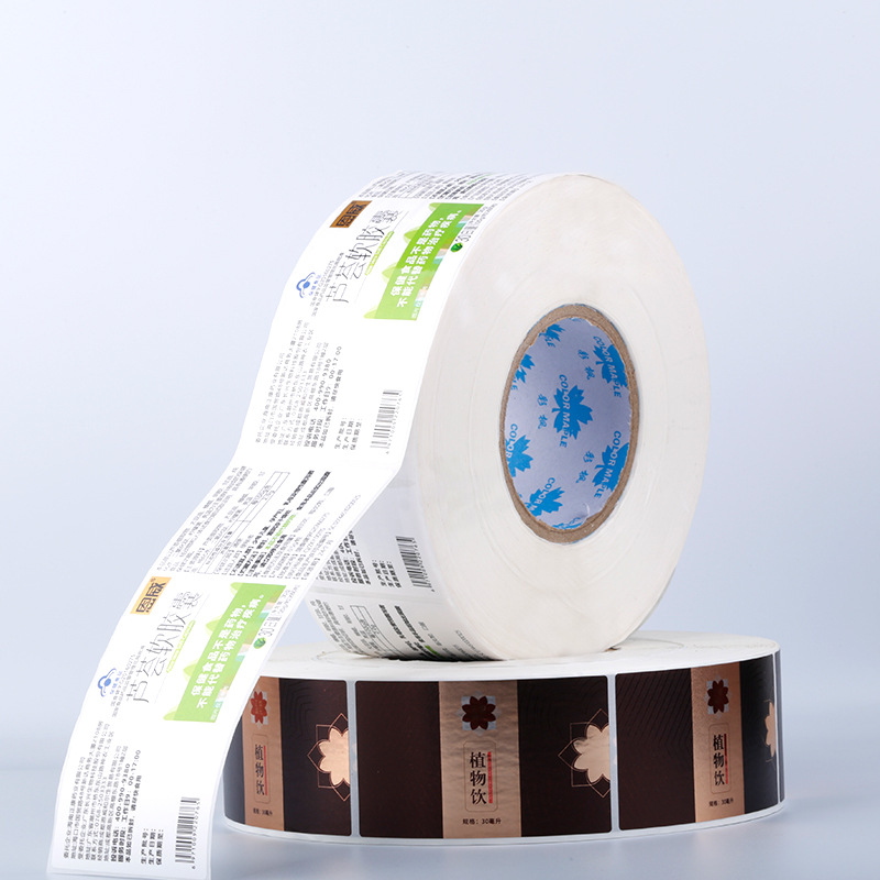 健康補助食品用の粘着ラベル